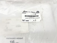 Applied Materials AMAT 0041-62994 BLANKOFF PLATE SLIT VALVE CVD ENDURA2