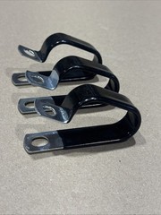 Earnest CDV1613Z2, 1 In Dia. Double Tube Vinyl Cushion Clamp Zinc 406Hole 3 PACK