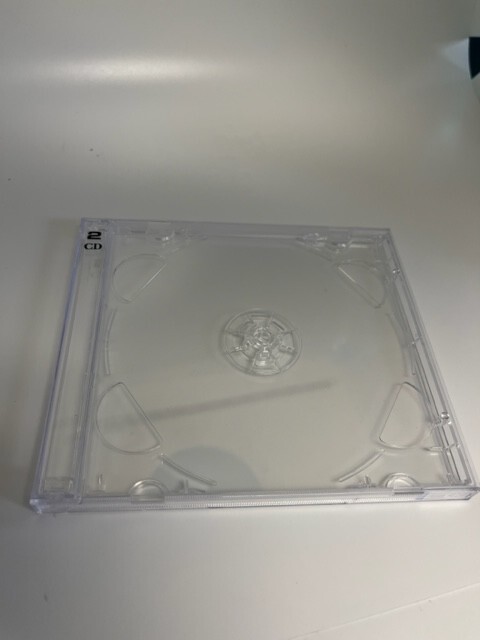 10 NEW TOP QUALITY 10.4mm DOUBLE (2) CD JEWEL CASES W/ CLEAR TRAY PSC36CAN