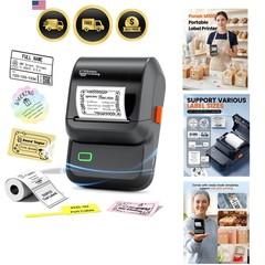 Label Maker Machine with Tape, M100 Address Barcode Label Printer, Versatile …