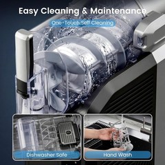 2L/68oz & Slushy Machine for Home Frozen Drink Machine for Cold Drink