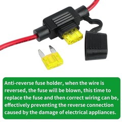 20A 240W DC 18V 20V 24V 36V 48V to 12V Step Down Voltage Converter with Fuse