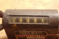 VINTAGE DURANT MFG PRODUCTIMETER PRODUCTION COUNTER MODEL 5-0-1