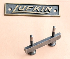 Vintage The Lufkin Rule Co. No. 8 Steel Rule Attachment Clamp. Made in the USA!