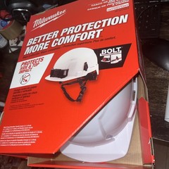 Milwaukee Bolt Front Brim Safety Helmet Type 1, 2, Class E New In Box 48-73-1321