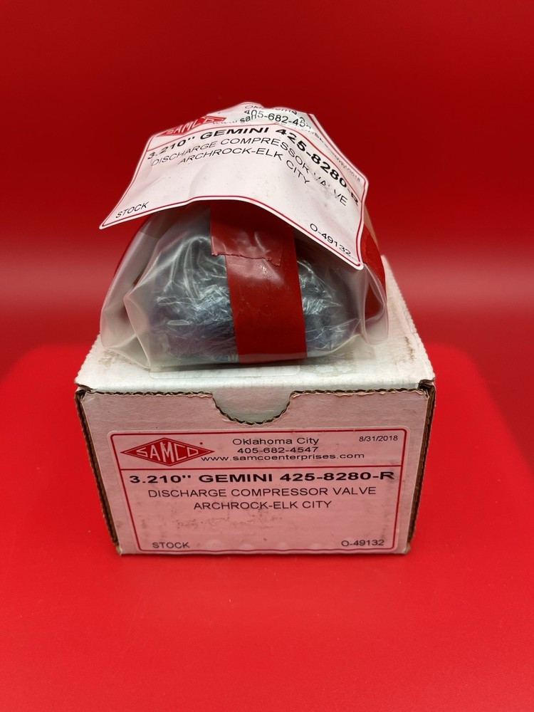 Samco 425-8280 425-8280-R Gemini Discharge Compressor Valve 3.210 inch Rebuilt