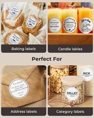 Self-Adhesive 2-Inch Thermal Labels, 750 Roll – Clear Print & Wide Compatibility