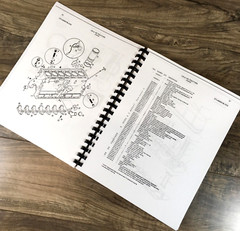 Allis Chalmers 185 Tractor Service Manual Parts Operators Owners Repair Shop