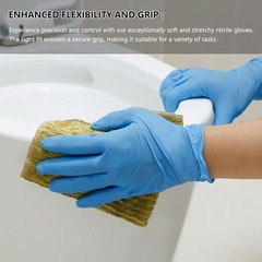 1000Pcs 4.5 Mil BLUE Nitrile Exam Gloves S/M/L/XL Latex-Free Medical Grade