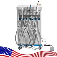Portable Dental Unit System/Delivery Unit Air Compressor Suction System 4Hole US