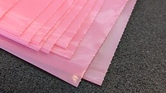 🔥10 New🔥 18″ x 24″ Electronic Pink Open Ended Flat Top Anti-Static Bag 4mil