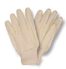 144 PAIR OF DOUBLE PALM COTTON CANVAS WORK GLOVES MENS 20oz LARGE KNIT WRIST NEW