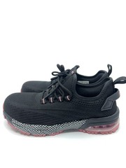 SPIEZ Women’s 8 Composite Toe Safety Shoes Black Pink Work Sneakers