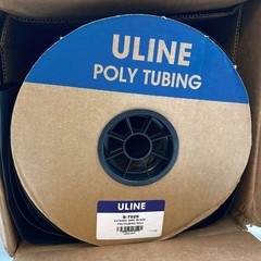 Uline S-7926 Black Poly Tubing Roll 6 Mil 24″ x 500′ LDPE Non-Vacuum 1 Roll