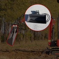 HUAYEE 800mm Tilting Bucket For 1-1.5Ton Mini excavator Hydraulic Attachment