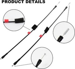 Rear Left Right Side Door Lower Latch Cable Style: F150 Rear Door Lower Cables