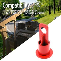 500lb Capacity 5th Wheel Lifting Bracket & Hitch – Durable Red