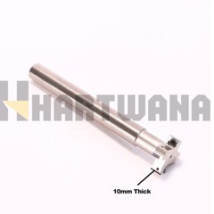 End Mill Holder T Slot Cutter Milling 4 Flute 30mm T10mm Carbide Inserts CCMT06