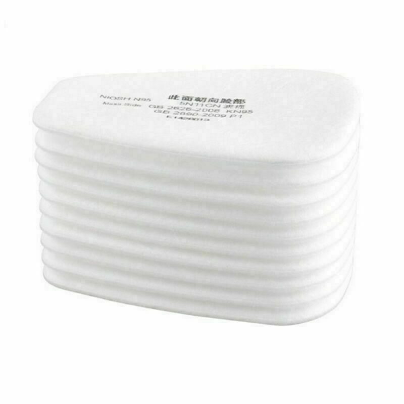 5N11 Cotton Filter /Cover Replacement For 6100 6200 6800 7502 Respirator Filters