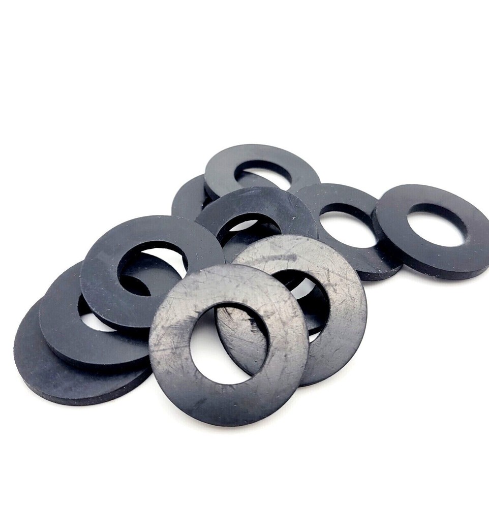 16mm ID Rubber Flat Washers 32mm OD Spacers 3mm Thick Various Pack Sizes EPDM