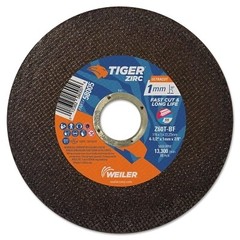 Tiger Zirconia Ultracut Thin Cutting Wheel, 4.5″, 7/8″ Arbor, 60, 13300rpm, 50PK