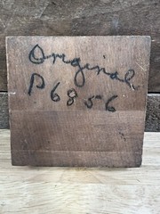 Vintage Mayer China Original Pattern Copper Printers Block Made In Pittsburgh PA