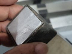 BICRON NaI(Tl) Scintillation 1.12X1.12M3/1.12L scratched surface & cable cut