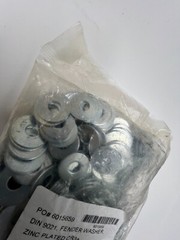 (QTY 2500) Brighton Best 719096 M8 Fender Washer DIN 9021B Grade C Zinc Cr+3
