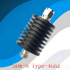 50W N-Type High Power RF DC-4GHz 50 Ohm Fixed Coaxial Microwave Attenuator