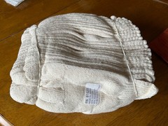 24 PR. WHITE COTTON BLEND STRING KNIT PROTECTIVE WORK GLOVES GLOVE LINERS LARGE
