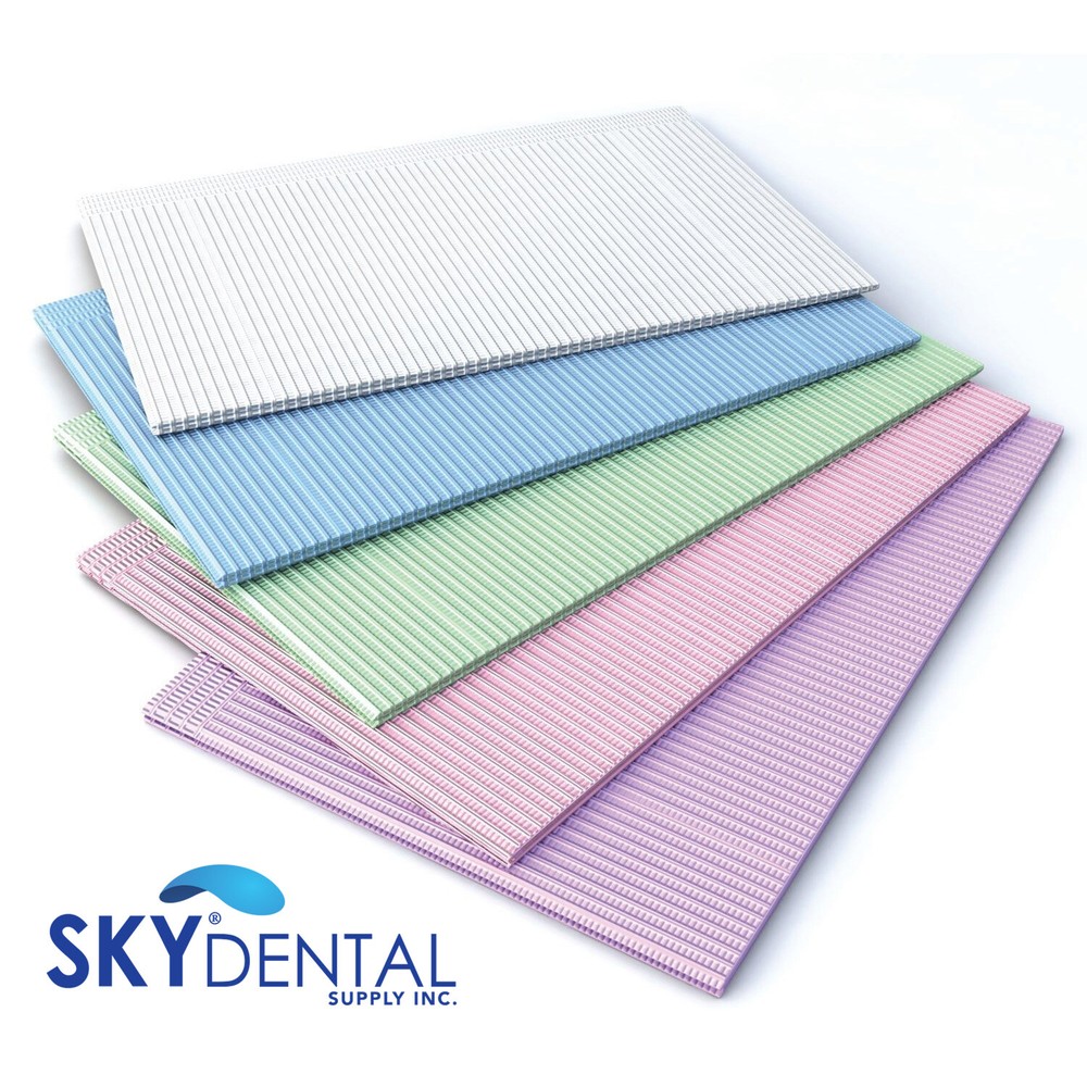 1000 Disposable (2+1)Ply Patient Bibs Towels 18×13 TATTOO DENTAL MEDICAL