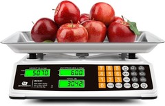 Price Computing Scale 88lb/40kg Commercial Food Scale for Produce Meat with Stai