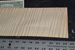 Maple Raw Wood Veneer Sheet 6 x 24 inches 1/42nd 7717-40