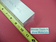3/4″x 3/4″ ALUMINUM 6061 SQUARE BAR 10″ LONG SOLID T6511 Extruded Mill Stock