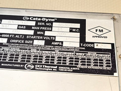 Thermon Catadyne 12×12 WXS Natural Gas Catalytic Heater