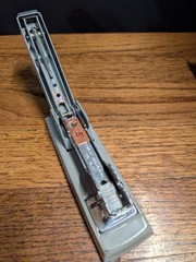 VTG SWINGLINE 711 Grey STAPLER – ORIGINAL BOX – PRE-OWNED