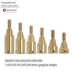 Overdenture Locator Abutment Male caps Inserts Tool for NEODENT GRAND MORSE GM