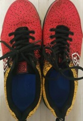 A.T.FIELD EVA×Mandom Evangelion Protective Sneaker Unit 02 Model Red JAPAN USED