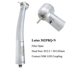 BEING Dental Fiber Optic High Speed Handpiece Fits NSK Phatelus LED Coupling