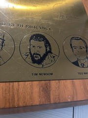 Exxon Mobile Overseas Pipeline Company Plaque Saudi Arabia 1980 – 1983 (named)