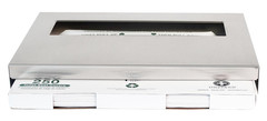 Stainless Steel Waste Receptacle & Toilet Seat Cover Dispenser Bundle