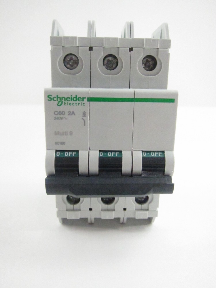 Schneider Electric 60186 Circuit Breaker Multi 9 C60 2A