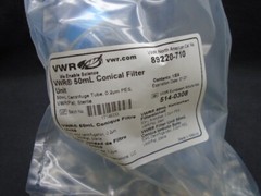 (1) New VWR 50mL 0.2um Sterile Conical Filter Unit Full Assembly PES 89220-710