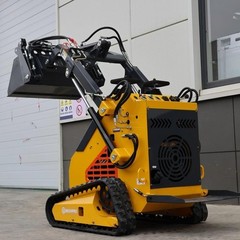 FREE SHIP 2026 New Mini Skid Steer Loader 24HP 4-in-1 Bucket 3-Stage Pump Hydrau