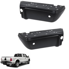 Black Left Right Rear Steel Bumper Face Bar Replacement for F250 2008-2016