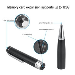 Mini Voice Recorder Pen Digital Activated Hidden Audio Dictaphone MP3 Player 32G