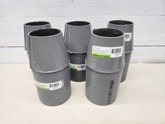 Lot of (5) Centrotherm Eco Systems InnoFlue ISVC0403 Velocity Cone 4″-3″