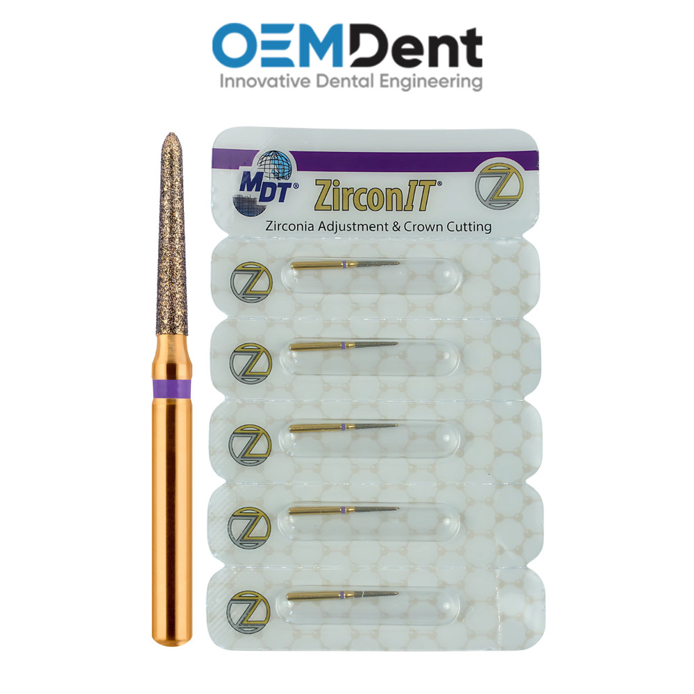 MDT FG ZirconIT Gingival Curettage Z298 ADJ Diamond Burs Ceramic Restorations