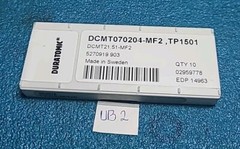 SECO DCMT070204-MF2 DCMT21.51-MF2 TP1501 INSERTS 10 PCS