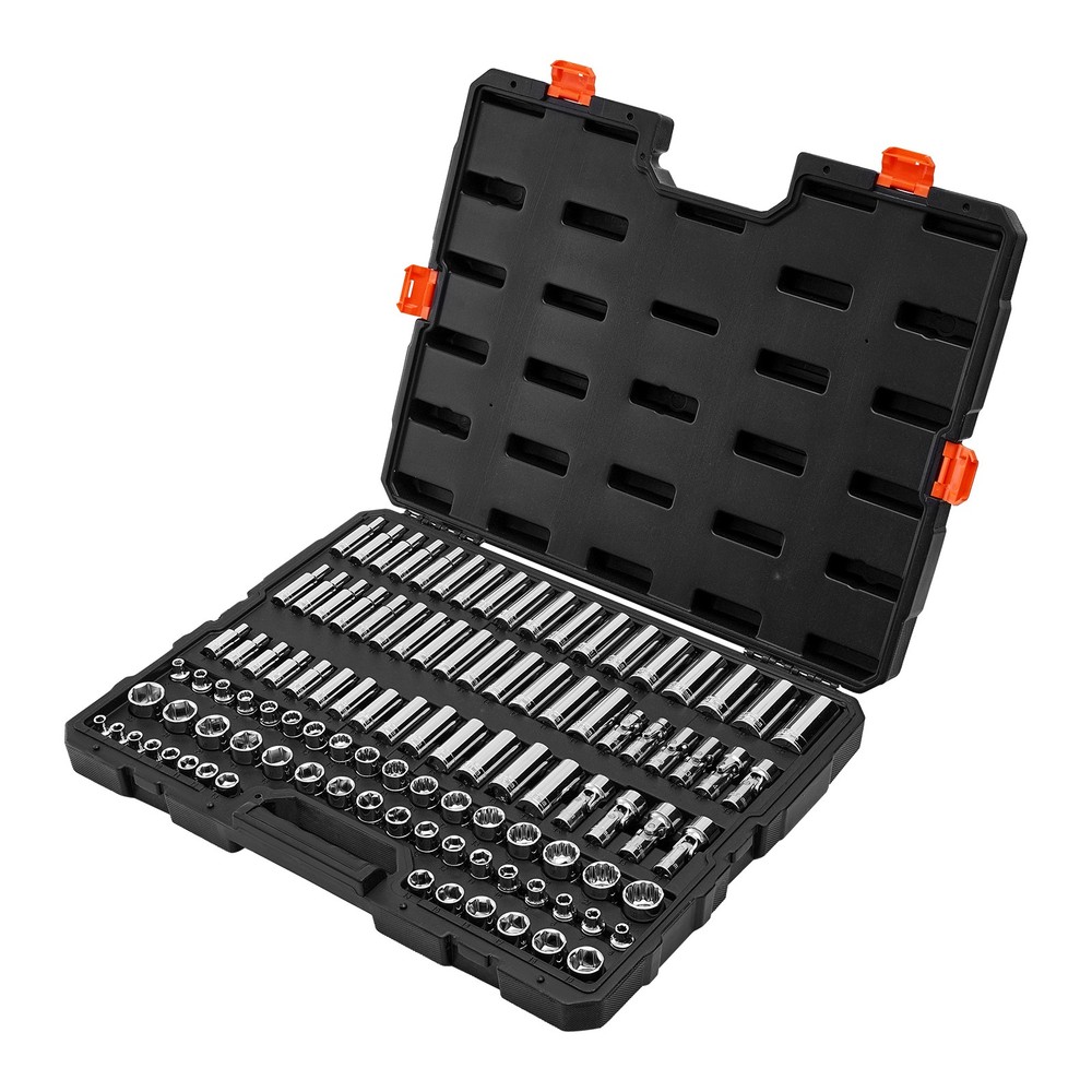 Uimoso 104-Piece Socket Tool Set for 3/8-Inch Drive Automotive Repairs
